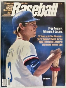 Street & Smiths 1984 anuario oficial Dale Murphy Atlanta Braves - Imagen 1 de 2