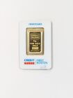 Credit Suisse 5 Gram Gold Bar 999,9 Fine in Assay Card ~ First Boston,Ma