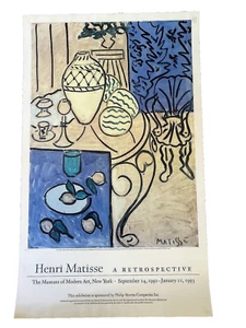 Henri Matisse A Retrospective Museum of Modern Art poster 1992-1993 - Picture 1 of 4