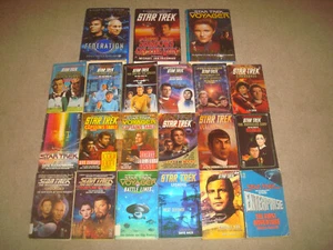 Star Trek Book LOT Voyager The Next Generation Legacies Enterprise Sci-Fi Series - Picture 1 of 12
