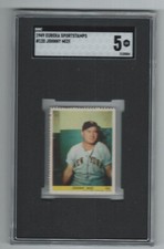 1949 Eureka SportsStamps Johnny Mize #120 Graded SGC 5 Giants pop 1 & 2 higher