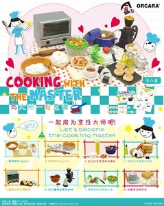 ORCARA Miniatures Cocina con cocina Master Hacer comida re-ment Set completo - Imagen 1 de 10