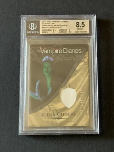 2011 Cryptozoic VAMPIRE DIARIES Nina Dobrev WORN WARDROBE Elena Gilbert BGS 8.5 - Picture 1 of 7