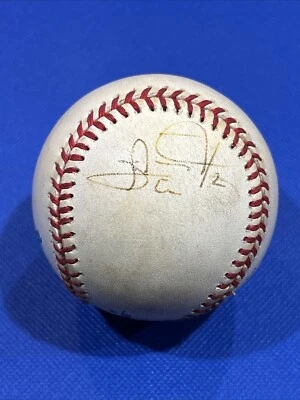 Pelota de béisbol firmada por Carl Everett Rawlings autógrafo oficial automática Foto 1 de 4