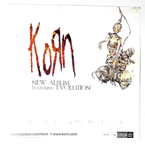 KORN band 2007 Untitled Album 12x12 Promo poster flat - Picture 1 of 2