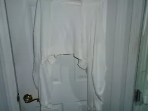 Free People Movement White Cropped Hoodie Size Large - Picture 1 of 3