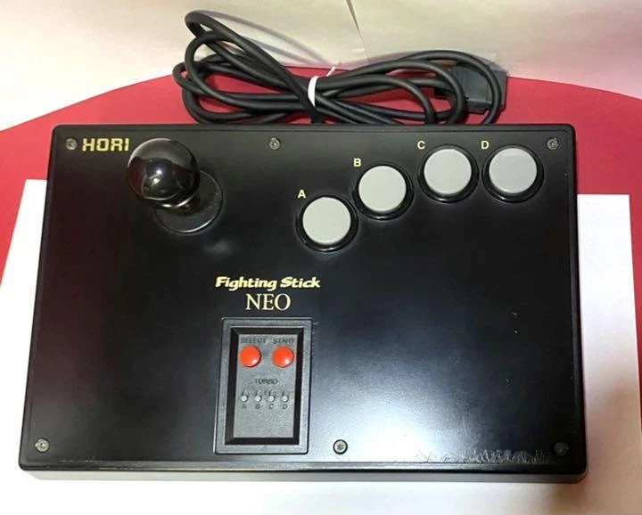 HORI FIGHTING STICK NEO HNS-07 NEO GEO Firing Possible Controller Game Tested - Image 1 of 1