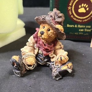 Boyds Bear Bearstone Hop A Long The Deputy Figurine 2247 - Picture 1 of 11