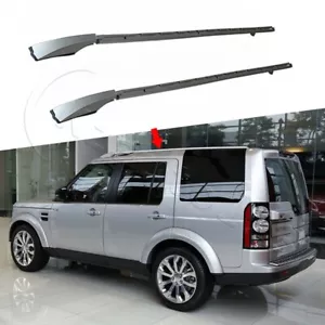 Rieles para portaequipajes de techo barra transversal adecuados para Land Rover Discovery 4 LR4 2010-2016 plateado - Imagen 1 de 6