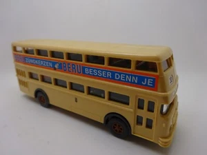 Wiking: Büssing D2 U Doppeldeckerbus "Beru Zündkerzen" (Schub5) - Bild 1 von 2