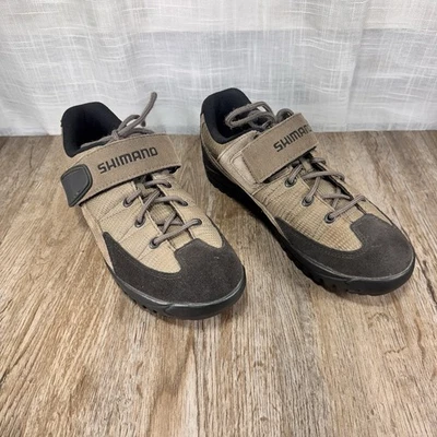 Zapatos de bicicleta de montaña Shimano SH-M038W para mujer SPD marrón tostado EU 40 US 7 sin clip Foto 1 de 4