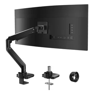 Single Monitor Gas Spring Desk Mount, Heavy Duty Monitor Arm for Ultrawide Sc... - Picture 1 of 7