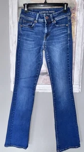 American Eagle Super Stretch Kick Boot Women's Size 2 -Inseam 30.5” - Picture 1 of 8
