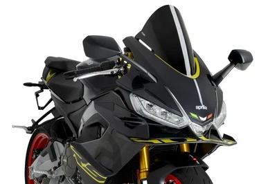 Deflector De Pantalla Puig R-Racer Negro Para Aprilia RS 660 2021 - 2025 - Imagen 1 de 4