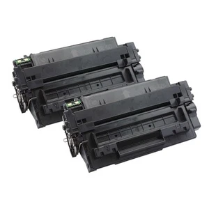 2 czarne kasety z tonerem laserowym zastępujące kompatybilne z HP CE255A (80A) / nie-OEM - Zdjęcie 1 z 1