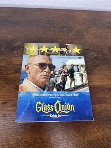 Glass Onion A Knives Out Mystery FYC Screener Promo Netflix Blu Ray Movie - Picture 1 of 6