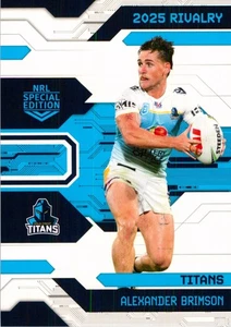 Tarjeta de rivalidad Gold Coast Titans NRL TLA 2025 edición especial - Alexander Brimson - Imagen 1 de 3