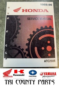 1985-1986 Honda ATC250R ATC 250 R Service Manual Genuine OEM 61HA201 - Picture 1 of 2