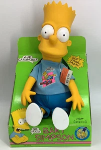 Vintage Dan Dee 1990 Simpsons Bart Simpson Doll Figure Vinyl 18” - Picture 1 of 9