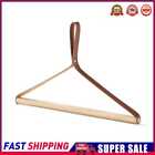 Camping Hanging Rack Beech Wood Towel Clothes Hanger for Outdoor Home (Caramel)
