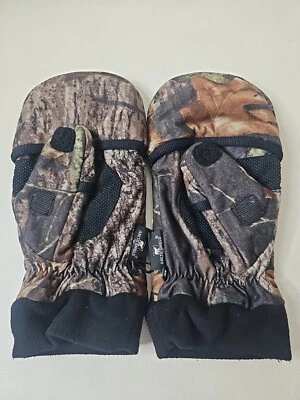 Arctic Shield Mens Multicolor Camouflage Fingerless Hand Mitten Gloves - Image 1 of 4