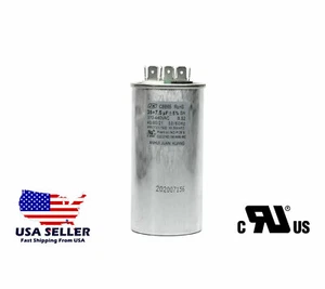 Dual Run AC Capacitor 35+7.5 MFDµF 370-440VAC 50/60Hz 5% HVAC QUALITY GUARANTEED - Picture 1 of 4