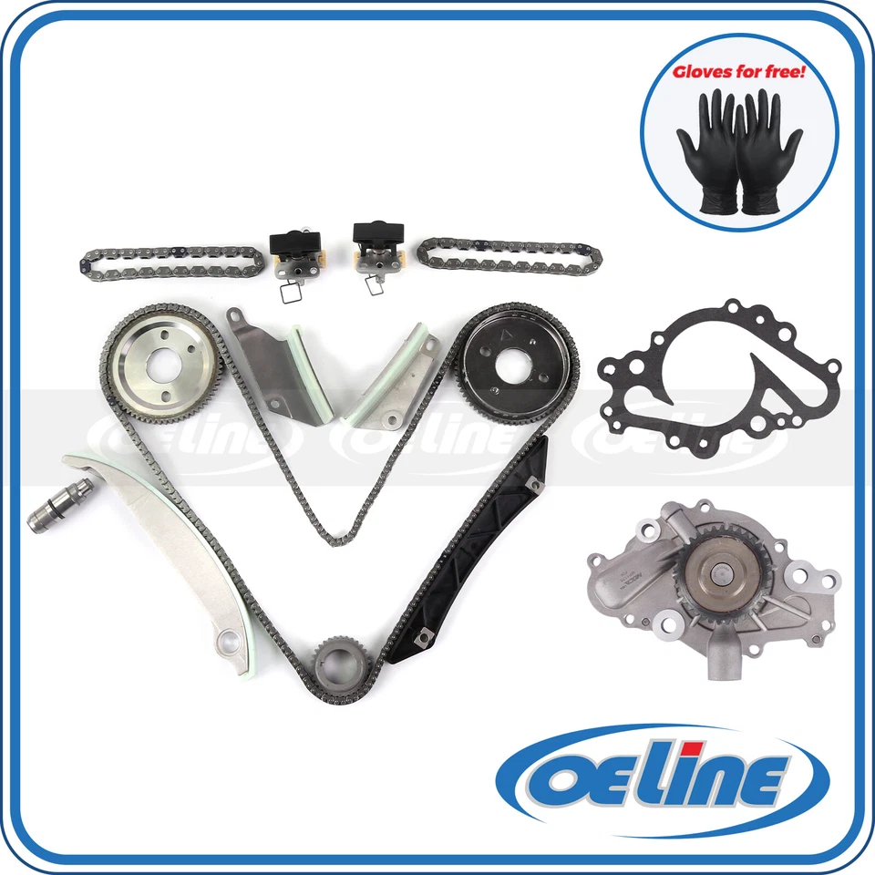 Kit de cadena de distribución bomba de agua para Dodge Avenger Chrysler 300 Sebring 2009-2010 2,7 Foto 1 de 4