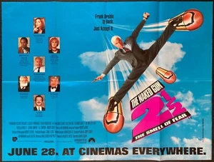 THE NAKED GUN 2 1/2 THE SMELL OF FEAR 1991 Original Cinema UK Quad Movie POSTER - Picture 1 of 11
