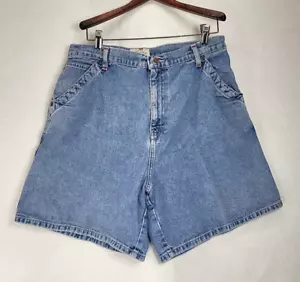 Vintage Y2k 90s Jorts Sonoma Denim Shorts Men’s Size 16 Waist 33 Blue Jeans - Picture 1 of 13
