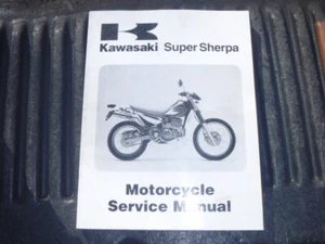 OEM 97-00 Kawasaki KL250 Super Sherpa Service Shop Repair Manual 99924-1250-01 - Picture 1 of 1