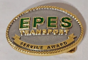 Custom EPES Transport Service Award Belt Buckle USA - Picture 1 of 7