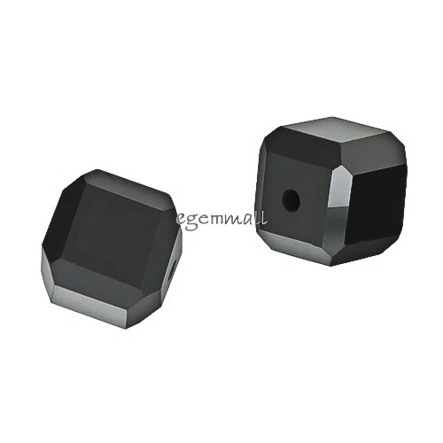 VENTA 6 circonitas cúbicas 6 mm cubo cuentas negro azabache #64975 Foto 1 de 1