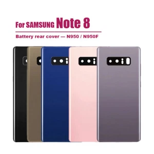 Back Glass Cover Replacement For Samsung Galaxy Note 8 N950/N950F Rear with Lens - Picture 1 of 10