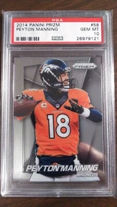 2014 Panini Prizm #58 Peyton Manning Broncos graded PSA 10 Gem Mint Pop 13 - Imagen 1 de 1
