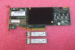 Fujitsu LPe31002 Dual Port 16Gb FC Host Bus Adapter HBA S26361-F5596-L2 + 2x SFP - Picture 1 of 6