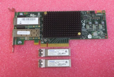 Fujitsu LPe31002 Dual Port 16Gb FC Host Bus Adapter HBA S26361-F5596-L2 + 2x SFP - Image 1 of 4