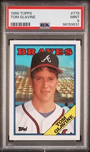 1988 TOPPS TOM GLAVINE #779 PSA 9 - Picture 1 of 2