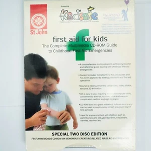 NEW First Aid for Kids (Windows/MAC OS CD-ROM, 2006) Multimedia Guide Software - Picture 1 of 6