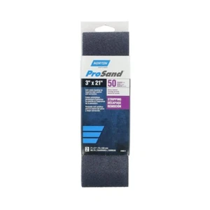 Norton ProSand 3"x21" Sanding Belt 50 Coarse Grit, 2 Pack - Picture 1 of 1
