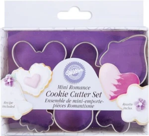 Wilton Mini Romantic Metal Cookie Cutter Set - Picture 1 of 5