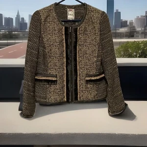 Chaqueta Blazer Mujer Yoana Baraschi Talla 8 Forrada Carrera Negocios - Imagen 1 de 16