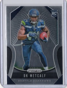 Tarjeta DK METCALF NFL Seahawks 2019 Panini Prizm Base Set RC #343 - Imagen 1 de 2