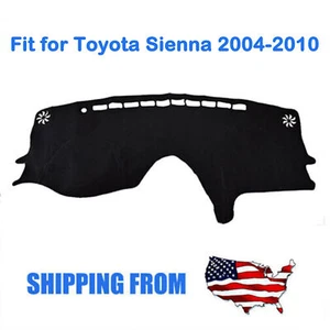 Dash Mat Cover Dashboard Pad Cover Carpet fit for Toyota Sienna 2004-2010 - Foto 1 di 13