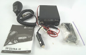 COBRA 19 Ultra III CB Radio Lightweight Mobile Radio Kit w Microphone WORKS B343 - Zdjęcie 1 z 7