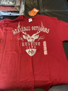 Realtree hunting club red tshirt mens L - Picture 1 of 6