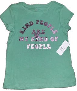 GAP Kids Girl's Kind T Shirt Sz XS 4-5 NWT - Picture 1 of 5