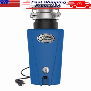 1/3 HP Continuous Feed Garbage Disposal Anti-Odor System Quick Installation New - Picture 1 of 6