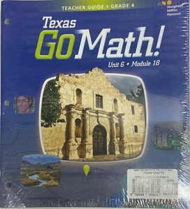 Texas Go Math 4th Grade 4 Teacher Edition Set All Chapters - Picture 1 of 1