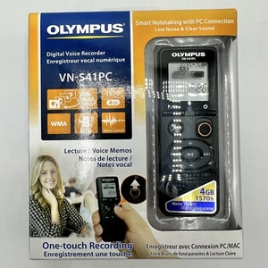 Olympus VN-541PC Digital Voice Recorder Black Brand New In Box /cb - Picture 1 of 10
