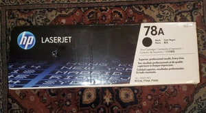 New In Box Genuine Sealed  HP LaserJet 78A Black Toner Cartridge CE278A